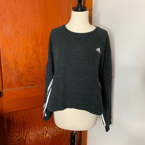 adidas Tops - Cropped Adidas Sweater